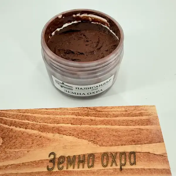 Вакса за дърво земна охра