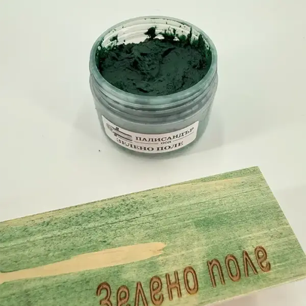 Вакса за дърво - зелено поле