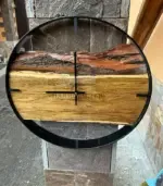 Дървен стенен часовник - Палисандър ООД Ракитово