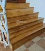 Дървени стъпала за стълби от лиственица - Палисандър ООД Ракитово