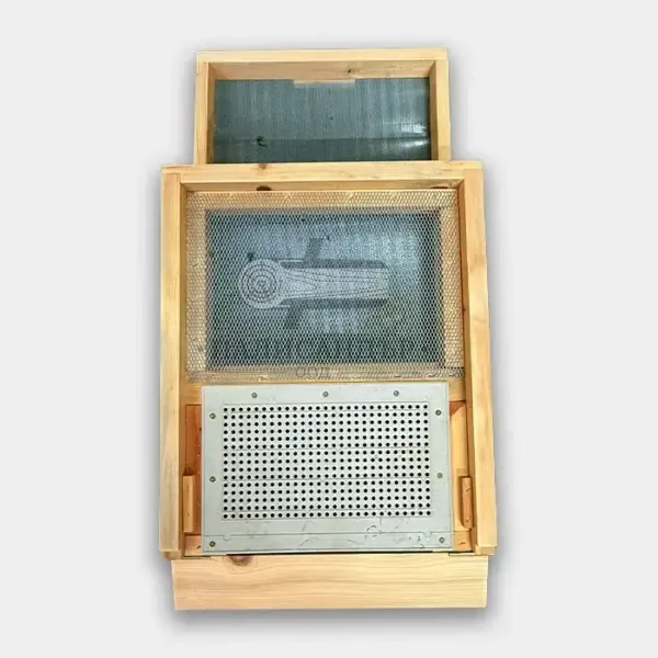 Двойно дъно за кошер с пластмасов прашецоуловител №8 - Палисандър ООД Ракитово