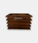 Градинска кашпа правоъгълна 3D - Палисандър ООД Ракитово