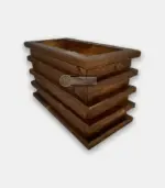 Градинска кашпа правоъгълна 3D - Палисандър ООД Ракитово