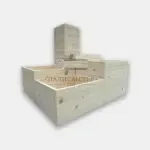 Градинска кашпа правоъгълна бокс - Палисандър ООД Ракитово