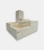 Градинска кашпа правоъгълна бокс - Палисандър ООД Ракитово