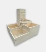 Градинска кашпа правоъгълна бокс - Палисандър ООД Ракитово