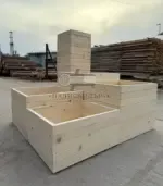 Градинска кашпа правоъгълна бокс - Палисандър ООД Ракитово