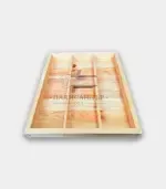 Хранилна табла с три прегради – слепена №3 - Палисандър ООД Ракитово