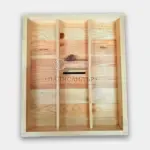 Хранилна табла с три прегради – слепена №3 - Палисандър ООД Ракитово