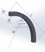 Извити слепени греди - Палисандър ООД Ракитово