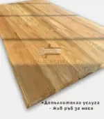 Масивен правоъгълен плот от акация - Палисандър ООД Ракитово