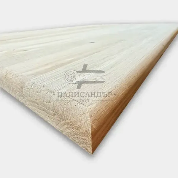 Масивен правоъгълен плот от дъб - Палисандър ООД Ракитово