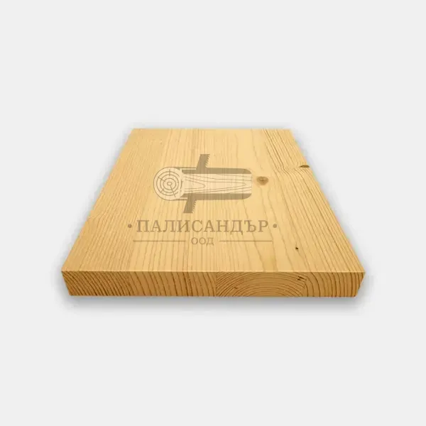 Масивен правоъгълен плот от смърч/б.бор - Палисандър ООД Ракитово