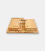 Масивен правоъгълен плот от смърч/б.бор - Палисандър ООД Ракитово