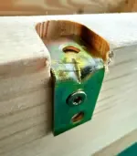 Опорна ламарина за кошер с отвор - Палисандър ООД Ракитово