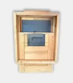 Плътно дъно за кошер с отвор и чекмедже №5 - Палисандър ООД Ракитово