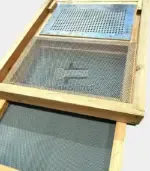 Повдигащо двойно дъно за кошер с метален прашецоуловител № 7 - Палисандър ООД Ракитово