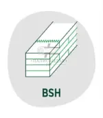 Слепени греди BSH GL24h - Палисандър ООД Ракитово