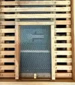 Вентилирано дъно за кошер с двойна мрежа и тясно чекмедже №11 - Палисандър ООД Ракитово