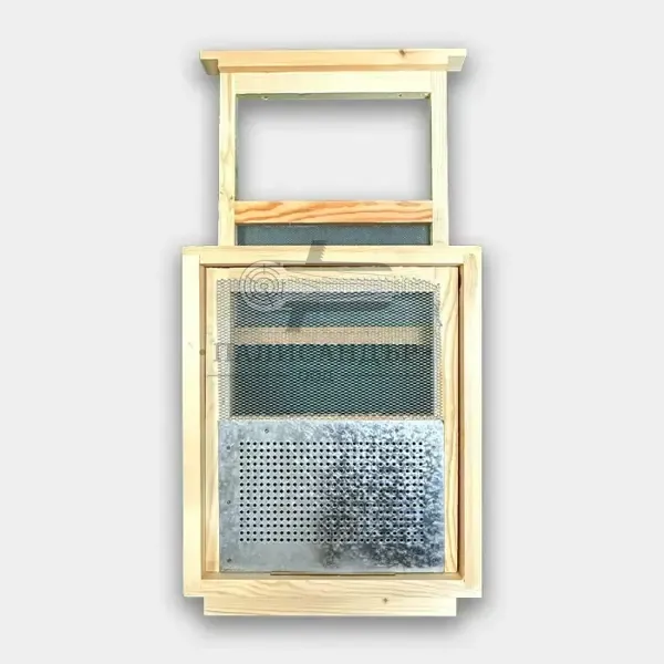 Вентилирано дъно за кошер с метален прашецоуловител и чекмедже №10 - Палисандър ООД Ракитово