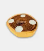 Свещник от дърво – ръчна изработка - Палисандър ООД Ракитово