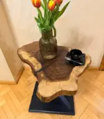 Дизайнерска маса за кафе Walnut Edge - Палисандър ООД Ракитово