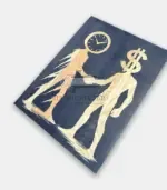 Дървена бизнес картина “Time & Money” - Палисандър ООД Ракитово